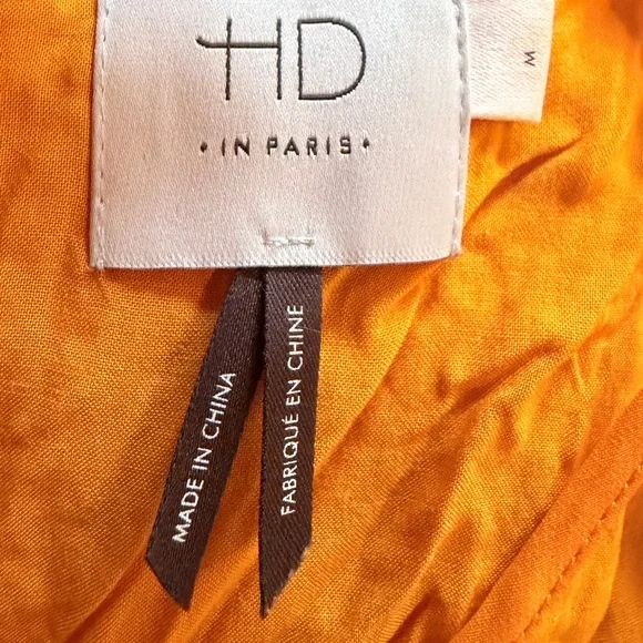 Anthropologie HD in Paris Yellow Lace Midi Dress - Picture 3 of 4